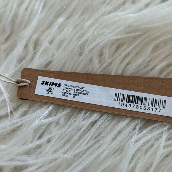 Skims Fits Everybody Triangle Bralette Mica Size Medium - Picture 7 of 7